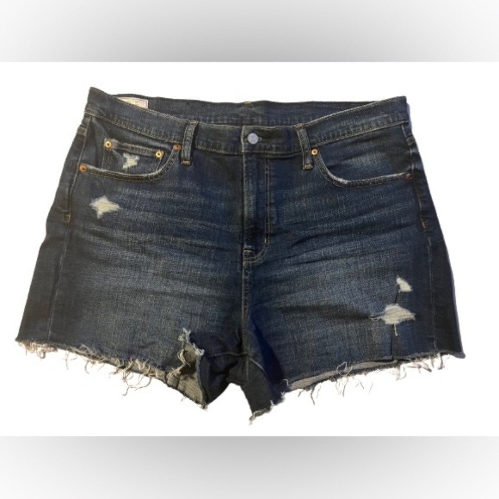 Gap denim ripped shorts